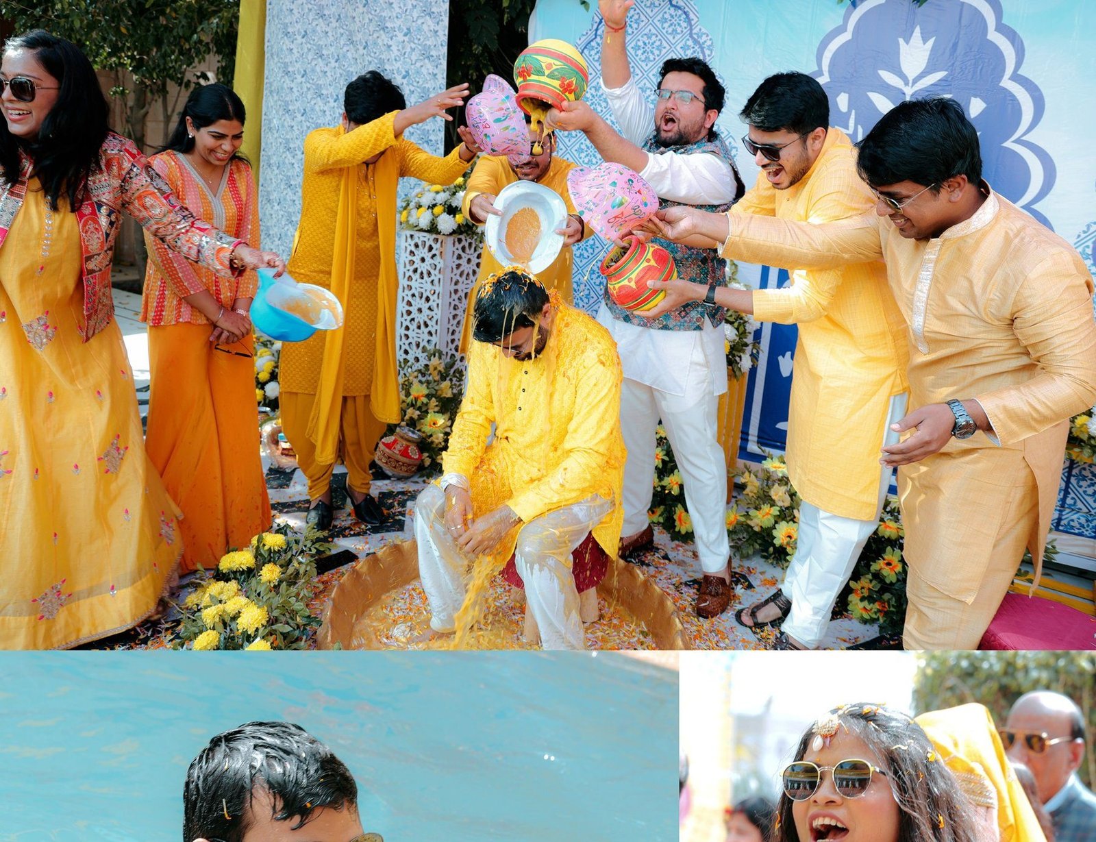 Haldi ceremony scene